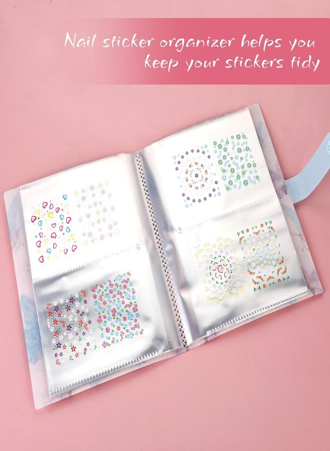 Bruislard Organizer Nail Sticker 144 Slot Nail Art Sticker Book Nails Art Design Tools Binder Nails Arts Decals Collecting - Image 5